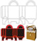 Stanzmaschine Geschenkbox 17.5x12cm Grußkarte Stanzschablone Scrapbooking Prägeschablonen Stanzformen Schablonen für Scrapbooking 3D Karten Handwerk Prägen DIY Herstellung Geburtstag Geschenk