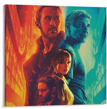 Voliko Filmposter Blade Runner 2049, Poster, Kunstdruck, Wandfoto, Malerei, Poster, hängendes Bild, Familiendekoration, 60 x 60 cm