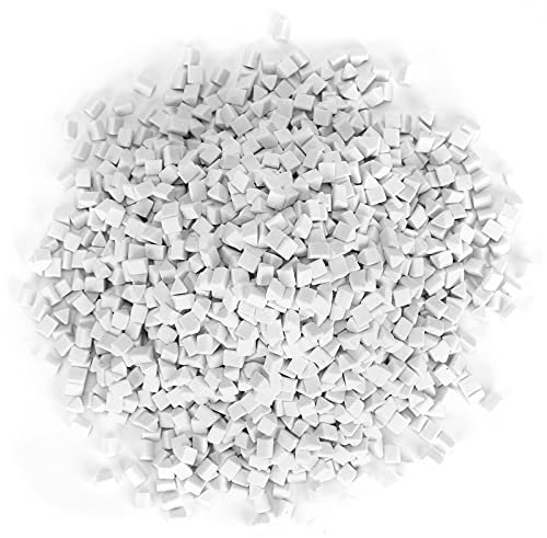 Ceramic Triangle Abrasive,Ceramic Filler Media,Rock Tumbler Ceramic Pellets Jewelry Buffing for Vibration Polishing Grinding Machine,4mm 500g