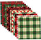 Weihnachtsmusterpapier 12 Designs 24 Stück doppelseitig kariert 12x12 Papierblöcke DIY dekorative Weihnachtspapierblöcke für die Kartengestaltung Scrapbook gemusterte Karte