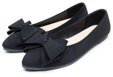 DREAM PAIRS Women's Flats - Dress Ballet Comfort Shoes,Size 8,Black,DWUMFA2507