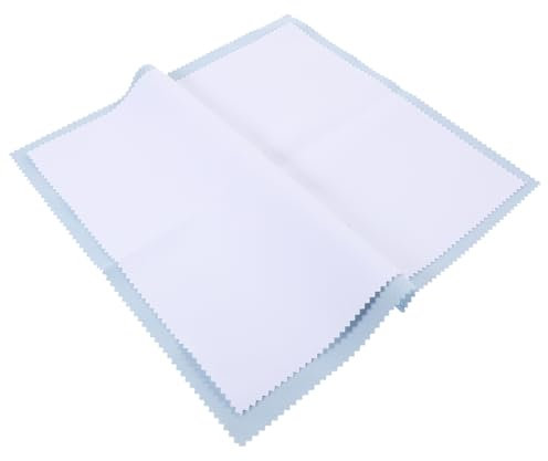 SAFIGLE Jewelry Cleaning Cloth Double-layer Brass Polishing Wipes Silver Cleaner Cloth for Silverware and Everyday Maintenance