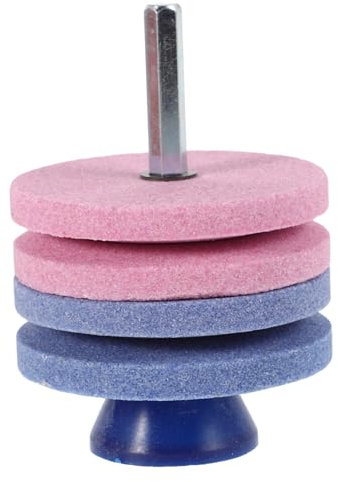 Alipis Dual-Layer Mower Sharpener Four-Layer Grinding Stone Garden Tool Sharpener for Lawnmower Blades for Mowing Accessories