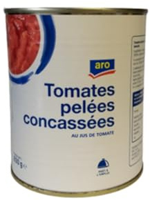 Geschälte Tomatenstücke ARO - Packung mit 6 Dosen x 800 gr