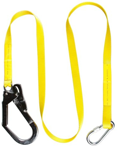 Corda resistente da 180 cm con gancio rinforzato, cintura anticaduta per arrampicata su roccia ed emergenze, imbracatura multiuso