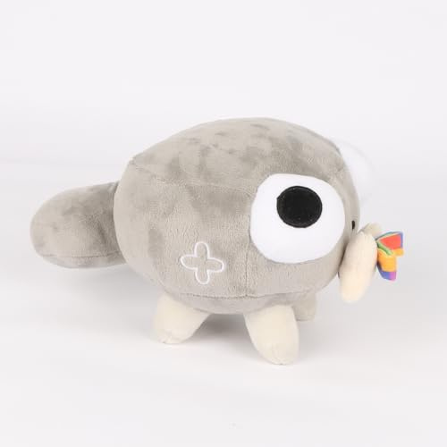 Puppal Collectable Dandy's World Plush Dolls, 10 Adorable Sunflower Plush Pillow Soft Stuffed Horror Game Home Bedroom Decors Birthday Valentines Halloween for Fans and Kids (Grey)
