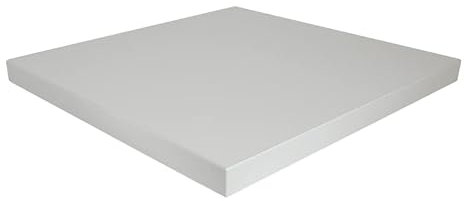Dekorspanplatte Frontweiß Miniperl Spanplatte als Tischplatte, Schreibtischplatte, Laden- & Möbelbau, Maße: 50 x 50 cm, Stärke: 28 mm