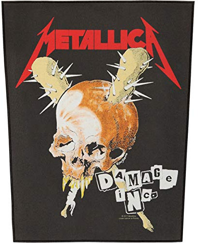 Metallica Damage INC. Backpatch/Rückenaufnäher - 1 Stück - Rechteckig - Patch - Patch - Metallica - Musik