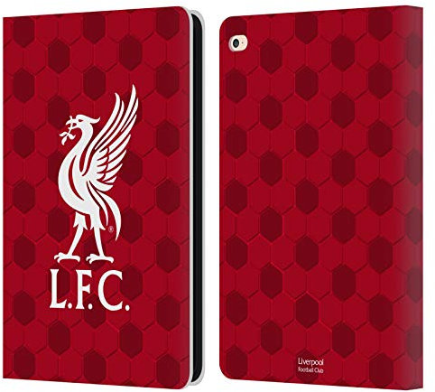 Head Case Designs Licenza Ufficiale Liverpool Football Club Rosso Stemma & Liverbird 2 Custodia Portafoglio in Pelle Compatibile con Apple iPad Air 2 (2014)