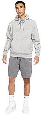 Nike Herren Sw Club Shorts, Charcoal Heathr/White, L EU