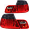 Rückleuchten Set 4-Teilig 3er E46 Coupe Bj. 04.03->> rot schwarz smoke