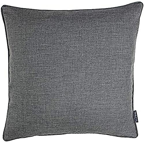 Riva Home Eclipse Feather Filled Cushion, Polyester, Silver, 45 x 45cm (18 x 18)