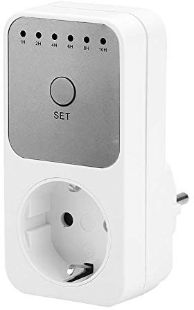 Topincn Zeitschaltuhr Für Küche, Haushalt, 10 Stunden, Intelligente Zeiteinstellung, Timer-Steuerung Für Computer, Küchenlampen, 230 V (Eu-Stecker)