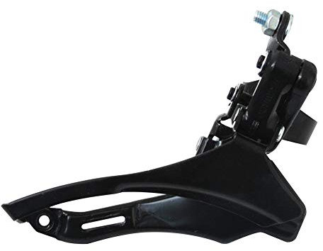 Deragliatore anteriore TZ 30 Resistente alle collisioni in acciaio Parti durevoli da ciclismo Sostituzione esterna Pratici accessori portatili per mountain bike Universali(Tirare verso il basso)