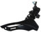 Deragliatore anteriore TZ 30 Resistente alle collisioni in acciaio Parti durevoli da ciclismo Sostituzione esterna Pratici accessori portatili per mountain bike Universali(Tirare verso il basso)