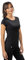 ALPIN LOACKER Merino Shirt Damen Kurzarm und Poloshirt I atmungsaktives Funktionsshirt schnelltrocknend für Sport und Wandern I Merinowolle Tshirt und Thermooberteil, Schwarz S