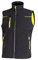 U-Power UNIVERSE, Giubbino Smanicato, Gilet Softshell, con Fodera in Micropile, Tessuto Impermeabile, Antivento, Traspirante, Zip Intera, Multitasche (BLACK CARBON - 3XL)