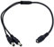 Duttek CCTV Power Splitter - DC 5.5x2.1mm Female to 2 Male Splitter Cable (2 Way, 40CM/15.74Inch) for CCTV/IP Camera, DVR, LED Strip