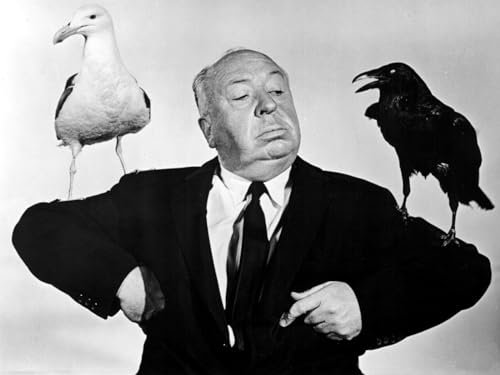 Alfred Hitchcock (The Birds) - Poster cm. 30 x 40