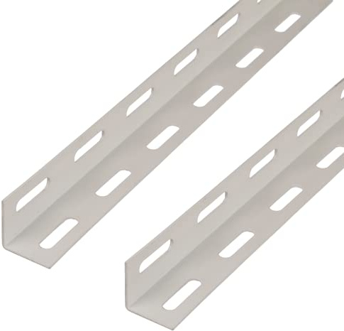Alberts 423742 Winkelprofil | weiß kunststoffbeschichtet | 1000 x 27 x 27 mm | 2er Set
