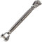 OPIOL QUALITY® Wantenspanner Gabel - Gabel M4 aus Edelstahl A4 V4A (1 Stück) Geschweißt Geschlossen Seilspanner Spannschlos Spanner Spannschlösser Spannschraube