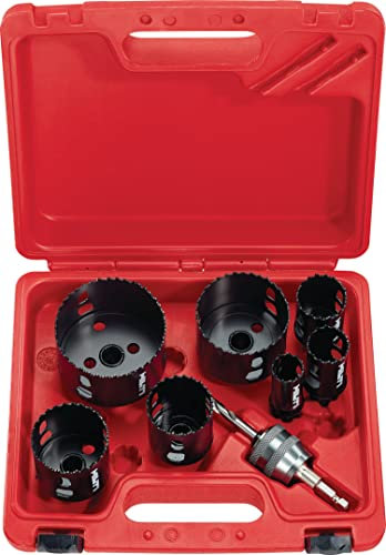Hilti 2261212 HS-MU Hole Saw P Kit, Diameters: 22, 29, 35, 44, 51, 64 and 76 mm with case
