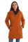 killtec Damen Funktionsparka/Parka mit abzippbarer Kapuze KOW 165 WMN PRK, dark curry, 40, 37726-000