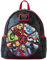 Loungefly - Marvel: Avengers 60th Anniversary Mini Backpack - Marvel Comics - Amazon-Exklusiv - Niedliche Sammeltasche - Geschenkidee - Offizielle Handelswaren - Für Jungen, Mädchen Men und Frauen