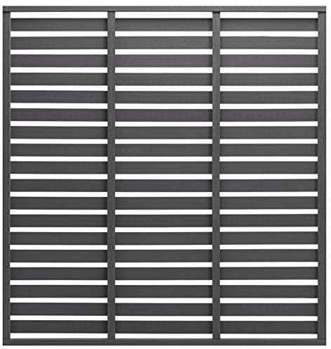 Camerina Pannello di Recinzione in WPC 180x180 cm Grigio,Articoli di ferramenta,Barriere e recinzioni,Pannelli per recinzioni