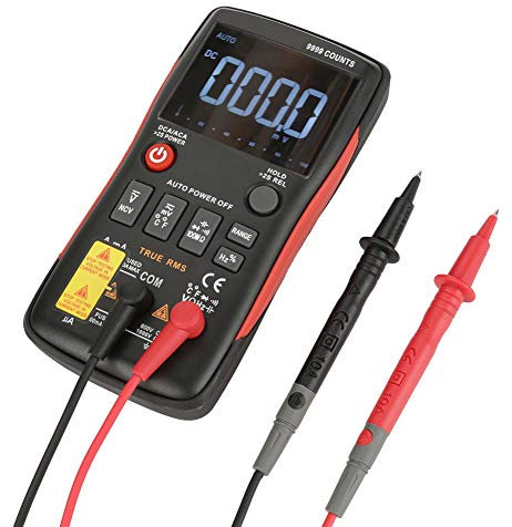 ANENG Q1 True-RMS Digital Digital Multimeter, Multimeter Multimeter Button 9999 Counts Analog Bar Graph Auto Ranging Measure Voltage