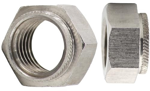 OPIOL QUALITY® Sechskant-Einpressmuttern M12 (10 Stück) aus Edelstahl A2 Schlagmutter Setzmuttern mit Ränderlung