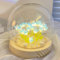 jackfru DIY Tulpe Nachtlicht, DIY Tulpe Nachtlicht, Tulip Lamp mit Glasabdeckung, Atmosphäre Licht Schlafzimmer Schlafen Tischlampe, Tulpe Blume Lampe für Kinder Mädchen Paar (Blau-20pcs)
