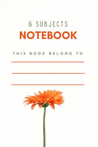 SIX IN ONE NOTEBOOK: 6 Subjects in 1