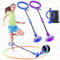 Swing Wheel mit Lichtrad,2Stück Kinder Blinkender Springring,Blinkt Schaukelball Sportspielzeug,Faltbarer Flash Jumping Ball Kinder,Springball für Kinder,Blinkender Sprungball,Skip Ball Kinder,Skip It