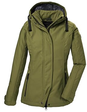 G.I.G.A. DX Damen Gw 23 Wmn Sftshll Jckt Softshelljacke/Outdoorjcake mit abzippbarer Kapuze (1er Pack)