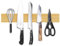 Aolso Porte Couteaux Aimanté en Bambou,Bloc à couteaux magnétique avec Aimant Extra Puissant - 40cm - Aimant Couteau Mural pour Les Couteaux, Les Ustensiles et Les Outils