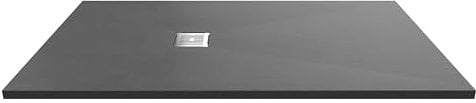 1600mm x 900mm Premium Slimline Rectangular Shower Tray - Slate Grey