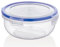Best House | Small Plastic Storage Box | Round Food Container with Lids | 800 ml | Set of 2 | Lunch Box for Food Storage | BPA Free, Microwave, Freezer & Dishwasher Safe - Airtight SnapLock Lids