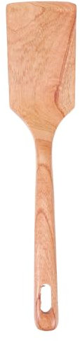 Cabilock 1 Pc pelle courbée ustensile de cuisine en bois retourneur de crêpes ustensiles de cuisine antiadhésifs outil multifonction fourniture de cuisine tourneur sur bois wok