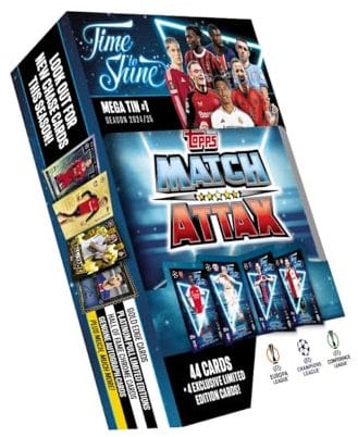 TOPPS Mega Tin Match Attax Cards UCL 24-25