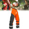 COYEUX Pantalones Protectores para Motosierra de 9 Capas, Pantalones de Trabajo para Motosierra, cinturón Ajustable, Seguridad de Registro anticorte, para Cortar y Registrar
