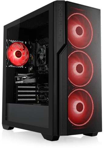 Gaming PC mit Windows 11 Home | AMD Ryzen 5 5500 6x3.6GHz | RTX 5060 Ti (16GB) | 1000GB M.2 NVMe | 64GB DDR4 RAM | WLAN | Computer für Zocker, Gamer Desktop Rechner zum Spielen | A12162