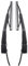 2Pcs Scheinwerfer Wischer Arme Scheinwerfer Wischer Kompatibel Mit Merc&edes W126 A1268204544 A1268204644 Scheibenwischer Auto