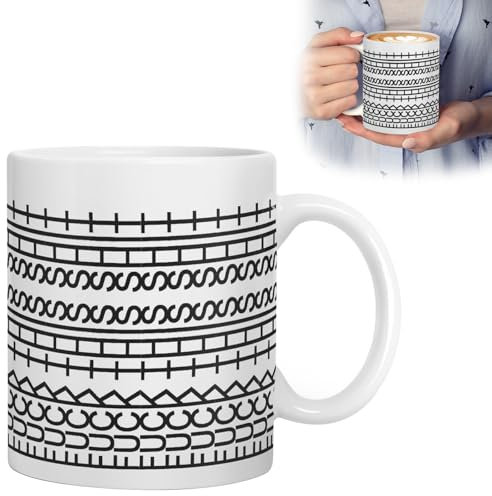 This Tasse,11 Unzen Kaffeetasse mit Versteckter Botschaft,Originelles kreatives Geschenk aus Keramik für Kaffeeliebhaber,Einzigartiger Humorvoller Trinkbecher für Erwac(Weiß,1Pcs)