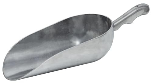 Woodside Aluminium Scoop – Gardening & Pet Food Spoon, Durable Potting Shovel, Bird Seed Dispenser