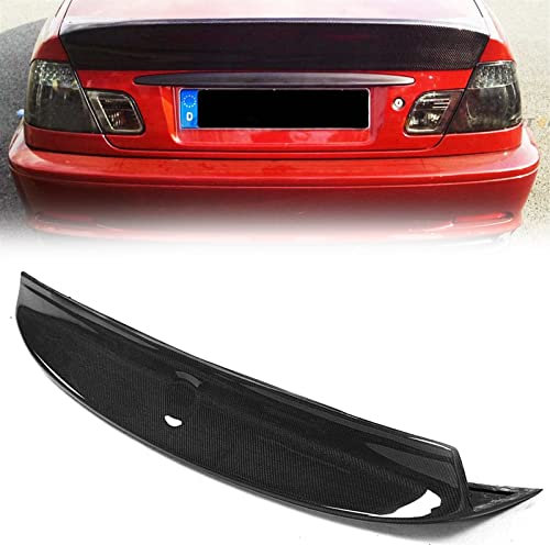 JSDHFQ Auto Heckspoiler Flügel Für E46 3er 2DR Coupe M3 Coupe 2001–2006 Kohlefaser Heckspoiler Flügellippe