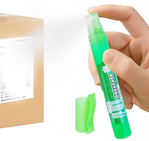Gomme Pour Papier Thermique - Fluide Portable De Masquage D'Informations | Dissimulation des Informations sur Étiquettes, Colis et Adresses - Protection des Données