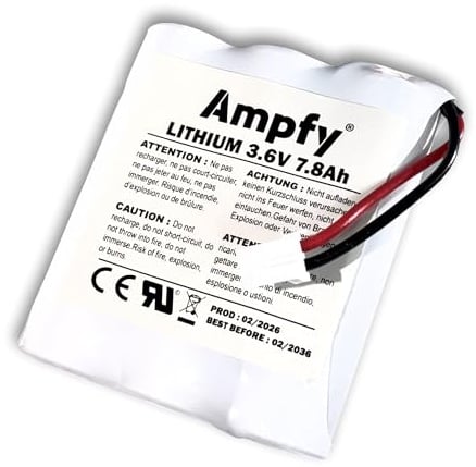 Pile Batterie BAT6416223 3.6V 7.8Ah 7800mAh | SIRÈNE Alarme Remplacement Compatible avec Delta Dore 6416223 / BP CLT 8000 Tyxal+ / Bat CLT 8000 TYXAL+ / WILPA2369B / CLT 8000 TYXAL+ ETC…