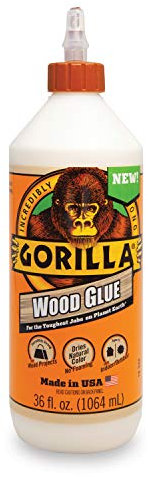 Gorilla 6206005 36oz Wood Glue, Natural Color