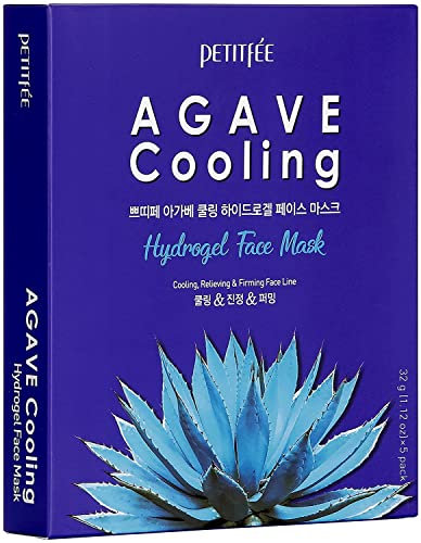[Petitfee] Agave Cooling Hydrogel Face Mask 5ea
